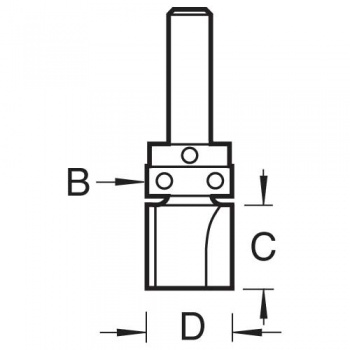 C121AX8MMTC - Template profile 16.0mm diameter