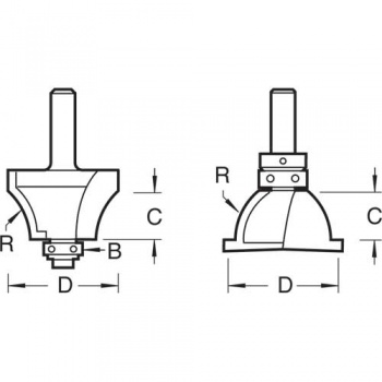 C273X1/4TC - tterShoulder scribe cu