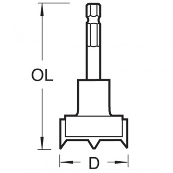 SNAP/MB/35TC - Trend Snappy machine bit 35mm diameter