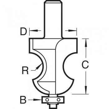 90/14X1/2TC - Victorian torus cutter