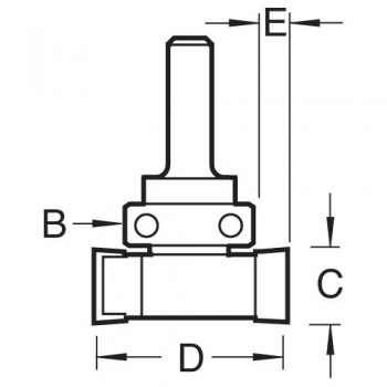 C209X1/4TC - Intumescent cutter 10mm x 24mm