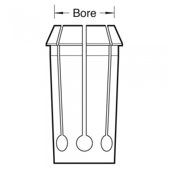 CLT/T10/127 - Collet T10/T11 router 12.7mm (1/2)