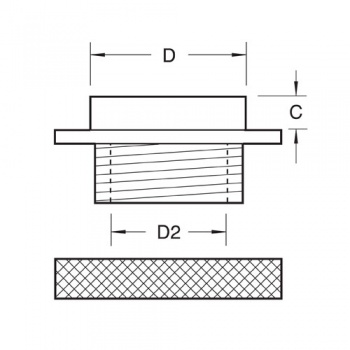 GB/US/160 - Guide bush USA 16mm hinge Jig