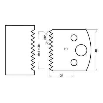 IT/3411740 - limitor 38mm x 4mm (pair)