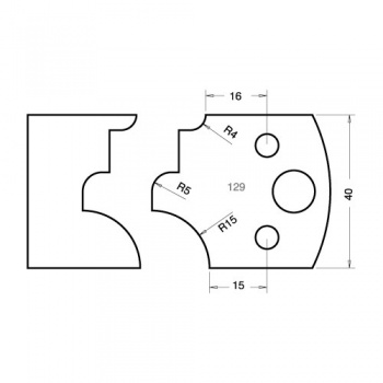 IT/3312940 - Knife 40mm x 4mm tool steel (pair)