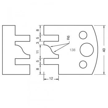 IT/3413840 - Limitor 38mm plate blank (pr) 138