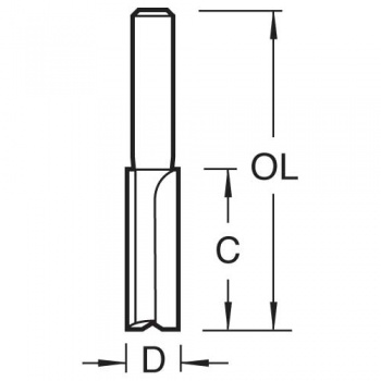 L140X1/4TC - Leigh dovetail cutter