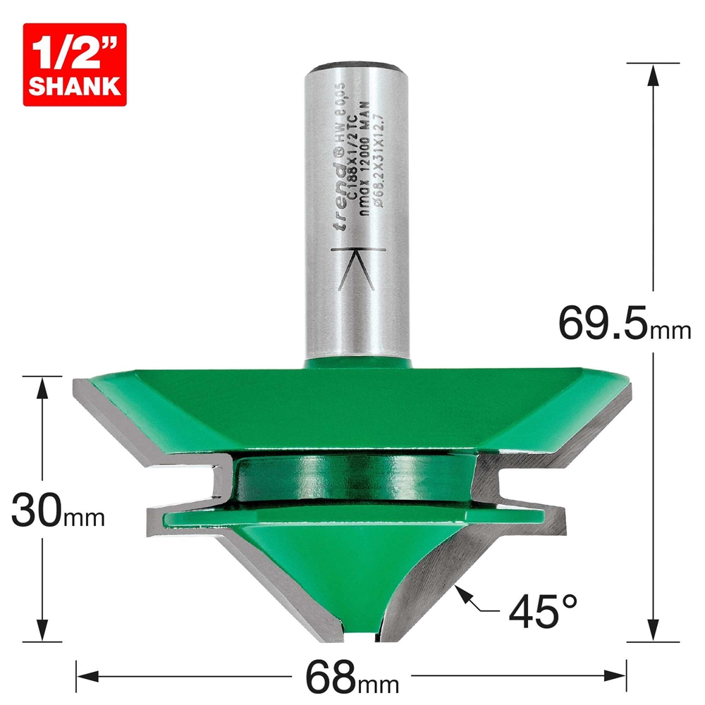 C188X1/2TC - Mitre lock large 15mm to 25mm