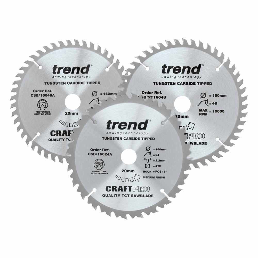 CSB/160/3PK/A - Craft saw blade triple pack