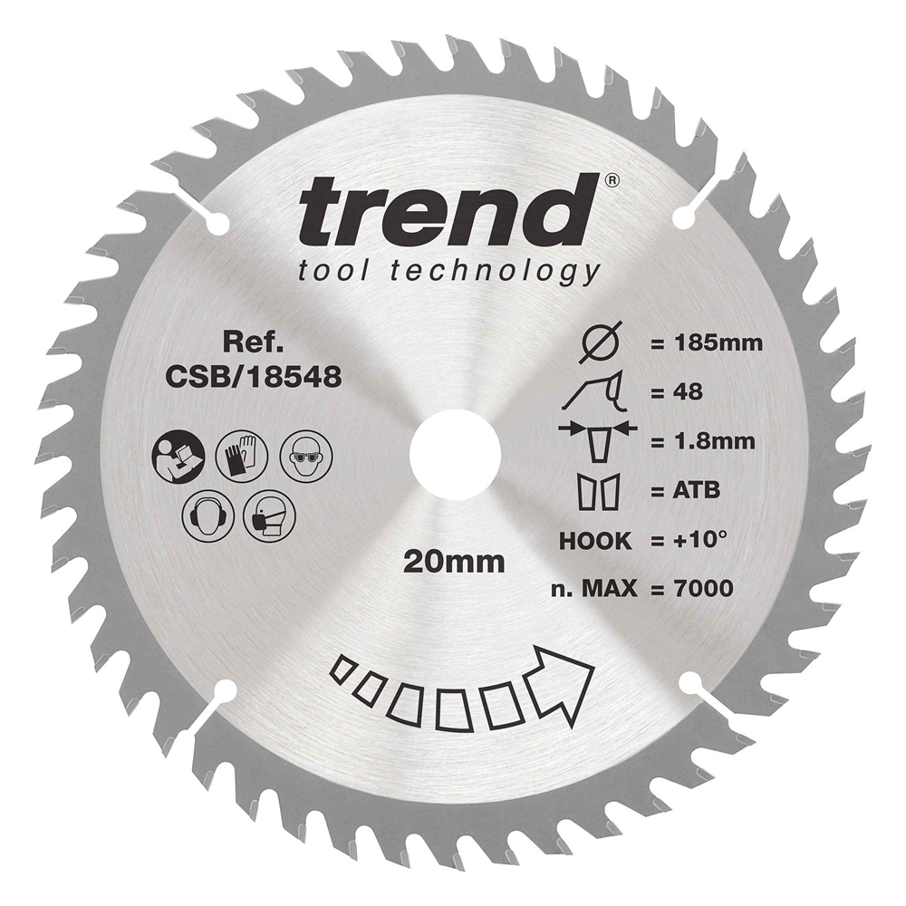 CSB/18458 - Craft saw blade 184mm x 58 teeth x 30mm