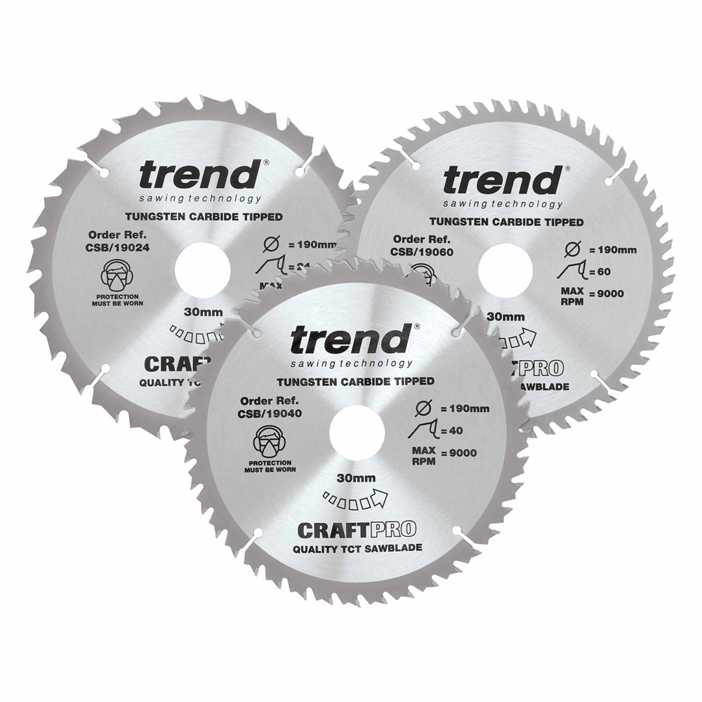 CSB/190/3PK - Craft saw blade triple pack