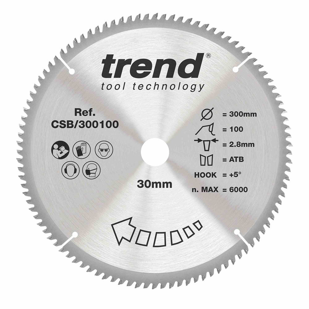 CSB/300100 - WOOD SAWBLADE 300X30X100TX2.8