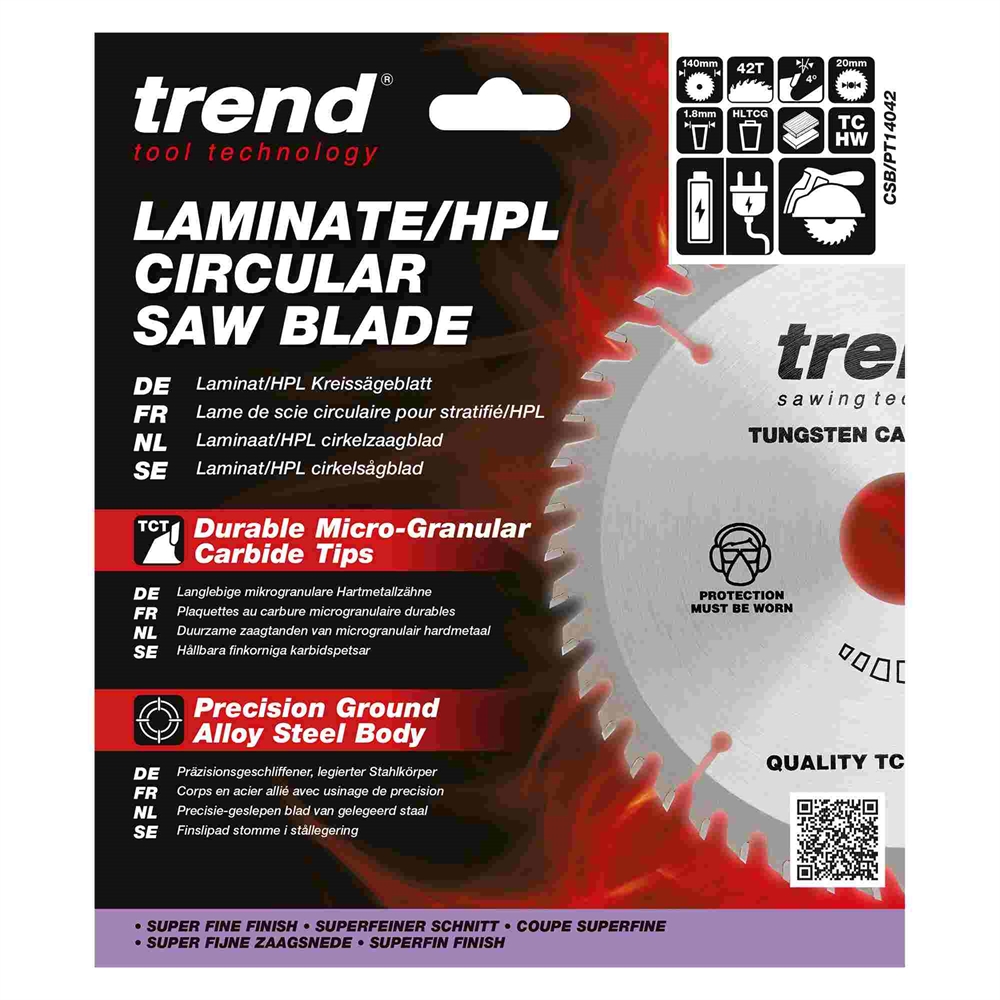 CSB/PT14042 - HPL SAWBLADE 140X20X42TX1.8