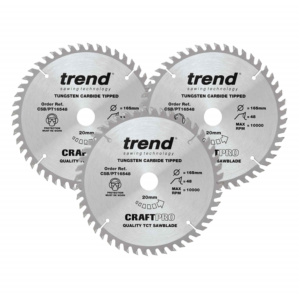 CSB/PT165/3PK - Craft saw blade triple pack