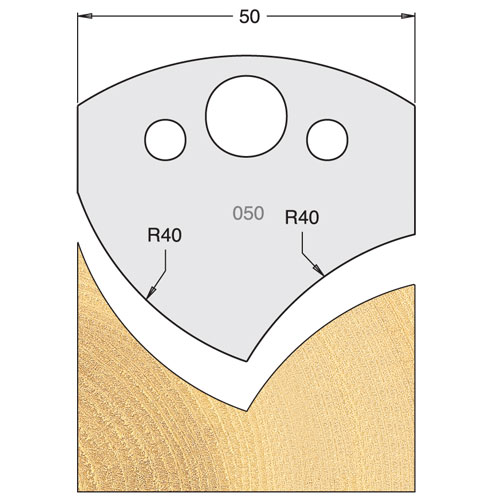 IT/3305050 - Knife 50mm tool steel (pair)