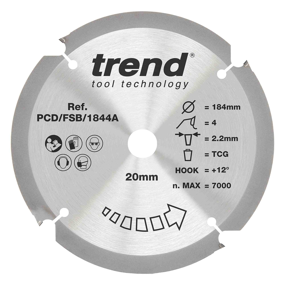 PCD/FSB/1844A - PCD SAWBLADE 184X20X4TX2.2