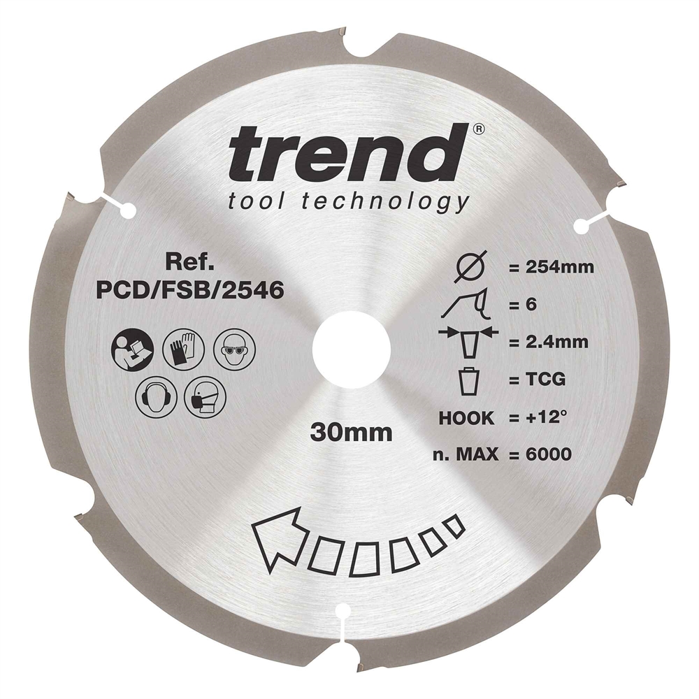 PCD/FSB/2546 - PCD SAWBLADE 254X30X6TX2.4