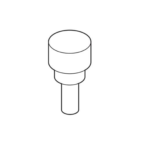 WP-CDJ/51 - Dowel pin hole stop 6mm diameter pin