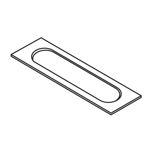 WP-LOCK/A/T54 - LOCK/JIG/A template 27mm x 235mm rounded ends