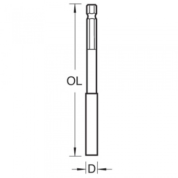 SNAP/BH/11 - Trend Snappy 25mm Bit Holder 279mm (11 inch)