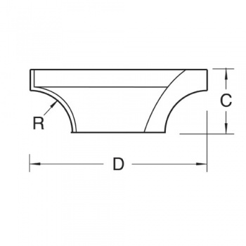 SP-PSC/106A - Profile block for PSC/106 concave