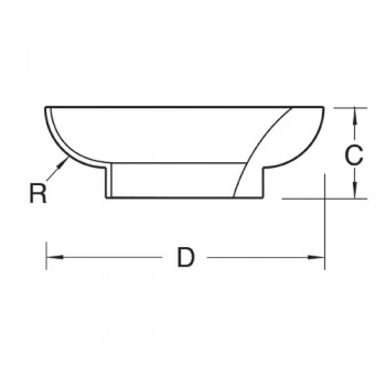 SP-PSC/106B - Profile block for PSC/106 convex