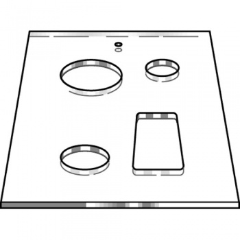 TEMP/CTI/A - Template cable tidy insert