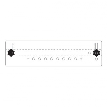 TEMP/SS/A - Template shelf support 32mm Centre