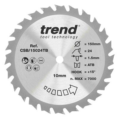 CSB/15024TB - Craft saw blade 150 x 24 teeth x 10 thin