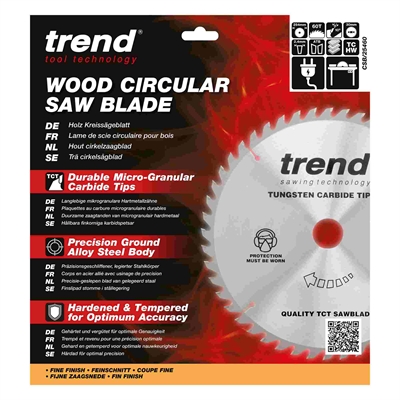 CSB/25460 - WOOD SAWBLADE 254X30X60TX2.4