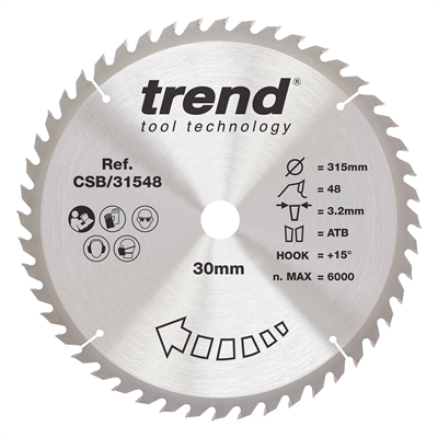 CSB/31548 - Craft saw blade 315mm x 48 teeth x 30mm