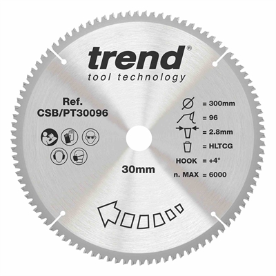 CSB/PT30096 - HPL SAWBLADE 300X30X96TX2.8