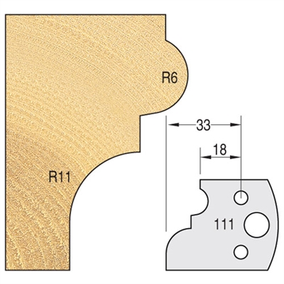 IT/3311140 - Knife 40mm x 4mm tool steel (pair)