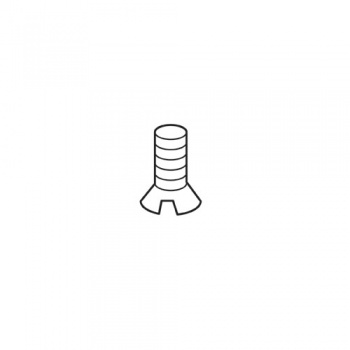 WP-SCW/03 - M4 x 12mm countersunk slot machine screw