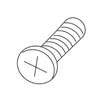 WP-SCW/07 - M4 x 12mm dome Pozi machine screw